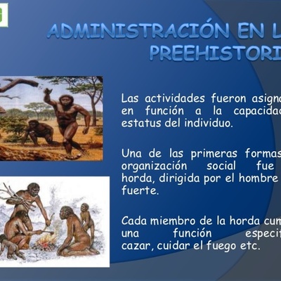 Timeline: LA ADMINISTRACION EN LA PREEHISTORIA