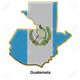 3053112 map shaped flag of guatemala in the style of a metal pin badge