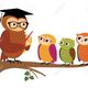 36571307 stock vector ilustración de dibujos animados búho profesor y sus estudiantes