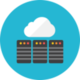 Database cloud icon