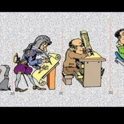 Timeline: De la piedra al web: análisis de la evolución histórica y del estado actual de la actividad bibliológico-informacional.