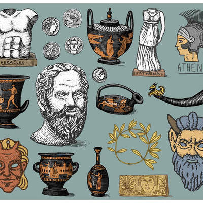 Timeline: Procesos históricos y educativos en Grecia (Primera parte)