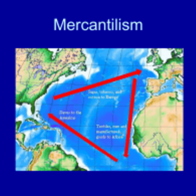 Timeline: Taxation and Mercantilism: Is an economic system that was based off of a belief that a government can make a nation more successful by regulating trade and tariffs to balance out the amount of exports and imports.