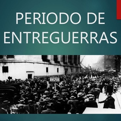 Timeline: PERIODO ENTRE GUERRAS: transición primera guerra mundial a segunda guerra mundial.