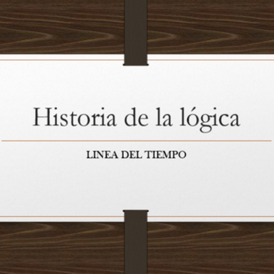 Timeline: Historia de la lógica 2