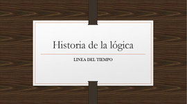 Timeline: Historia de la lógica 2