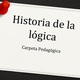Historia de la lógica