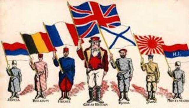 Primera Guerra Mundial timeline | Timetoast timelines
