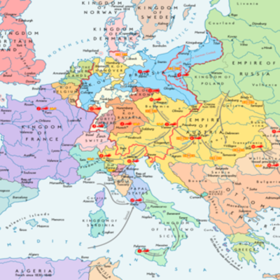 Timeline: Europa 1848-1849