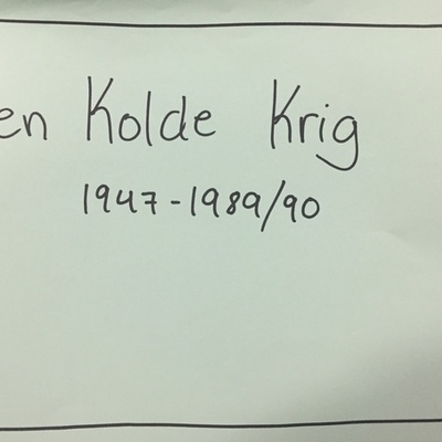 Timeline: Den Kolde Krig