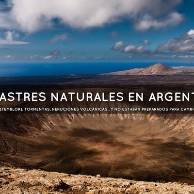 Timeline: Desastres naturales en Argentina