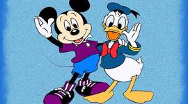 Timeline: Disenyland opened in jully 1955 by huge cermonies, Ronald Regan introduced Walt Disney and Mickey Mouse to The world.