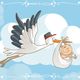 Bigstock stork with baby vector cartoon 62152922