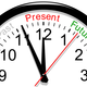 Past present future clock