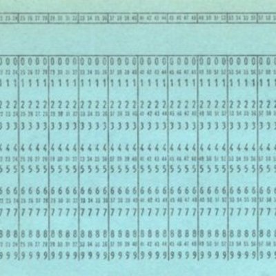 Timeline: PRIMERA TARJETA PERFORADA