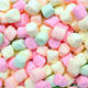 Colorful marshmallows