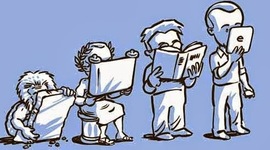 Timeline: Evolução das tecnologias na escrita e na educação