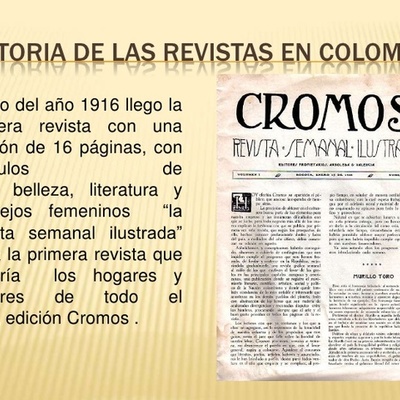 Timeline: HISTORIA DE LA REVISTAS EN COLOMBIA
