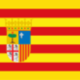 125px flag of aragon.svg