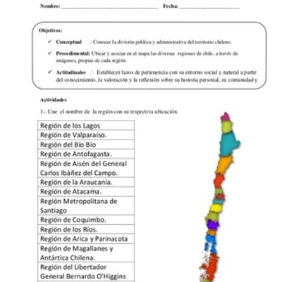 Timeline: Conformacion  del terreritetorio Chileno