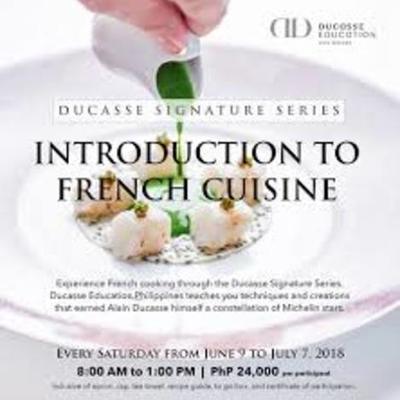 Timeline: education in french cuisine