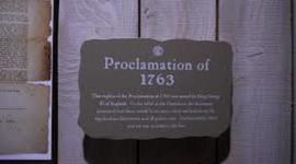 Timeline: Proclamation of 1763