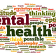 Mental health word cloud