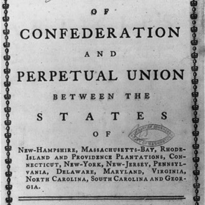 Timeline: ARTICLES OF CONFEDERATION