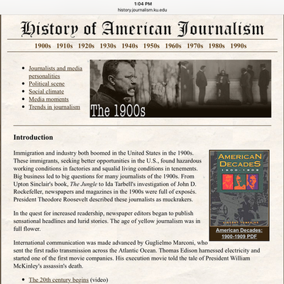 Timeline: History of American Journalism