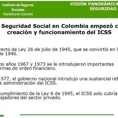 Timeline: Historia de la Seguridad Social en Colombia