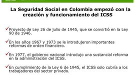 Timeline: Historia de la Seguridad Social en Colombia