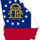 Flag map of georgia u.s. state.svg  883x1024