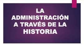 Timeline: desarrollo de la administración en toda su historia