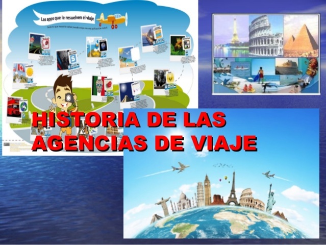 evolución histórica de las agencias de viajes timeline | Timetoast
