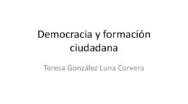 Timeline: Democracia y Formación Ciudadana