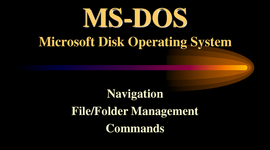 Timeline: История MS DOS