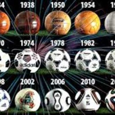 Timeline: pelotas del Mundial de futbol