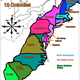 13 colonies map