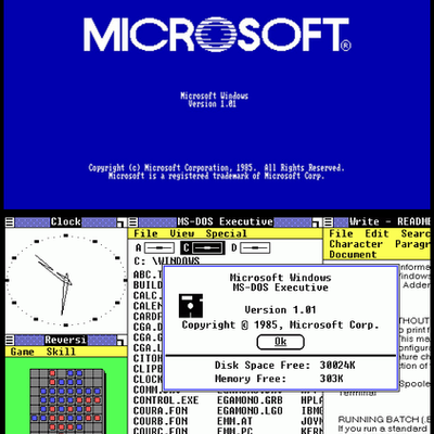 Timeline: Versions Windows