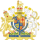 140px coat of arms of england (1603 1649).svg