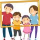 Family portrait clipart 10