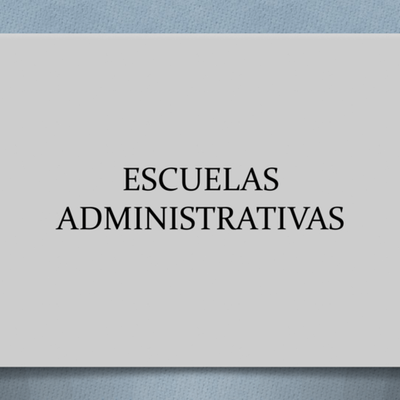 Timeline: Escuelas del Pensamiento Administrativo