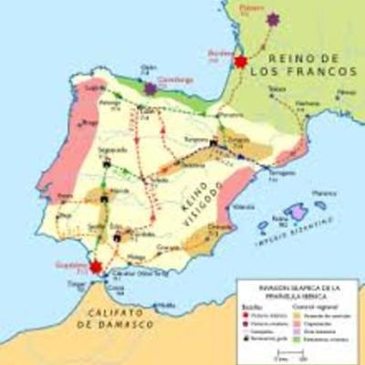 Timeline: La Peninsula Iberica en La Edad Media : AL -ANDALUZ (711-1474)