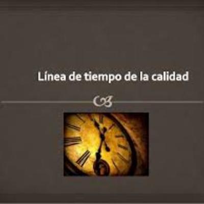 Timeline: ORÍGENES Y EVOLUCIÓN DE LA GESTIÓN DE LA CALIDAD TOTAL
