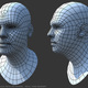 Dmitry lowpoly 3d head realtime 03