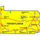 Pennsylvania state map