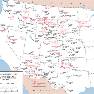 Timeline: The Native American Wars of the 1800's in The West