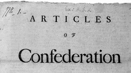 Timeline: Articles of Confederation