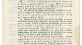 Timeline: decree of apil 6 1830