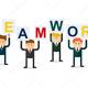 Depositphotos 106752162 stock illustration teamwork businessmen with letters